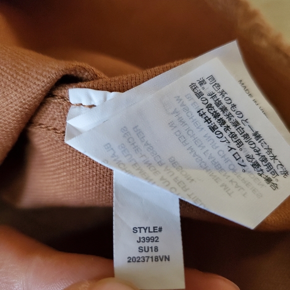 Madewell High Waist Snap A-Line Skirt in Burnt Sienna Size 0 - Picture 8 of 10